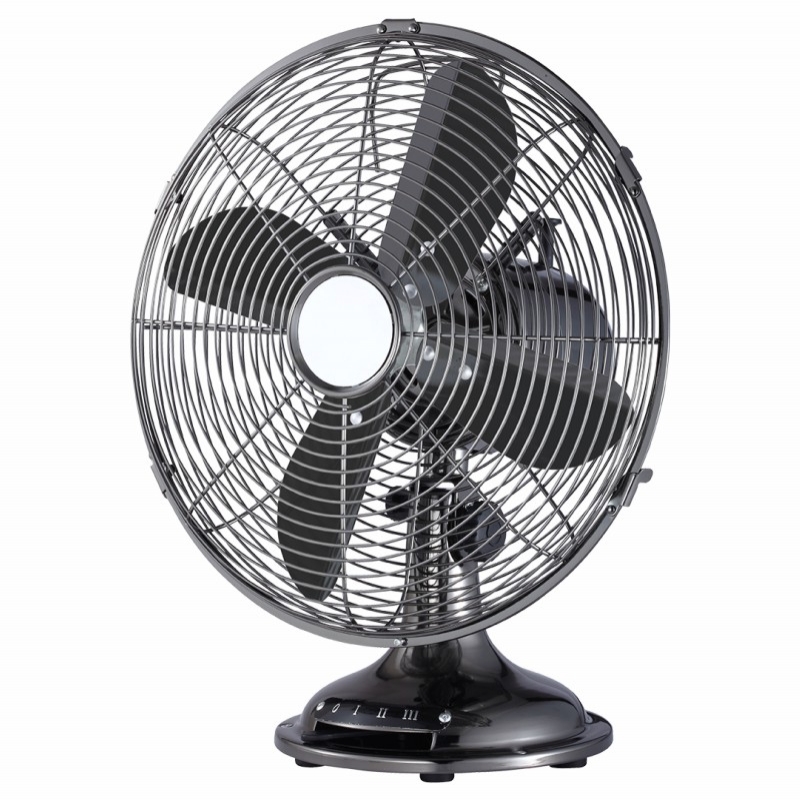 12 Inch Metal Table Gun Metal 